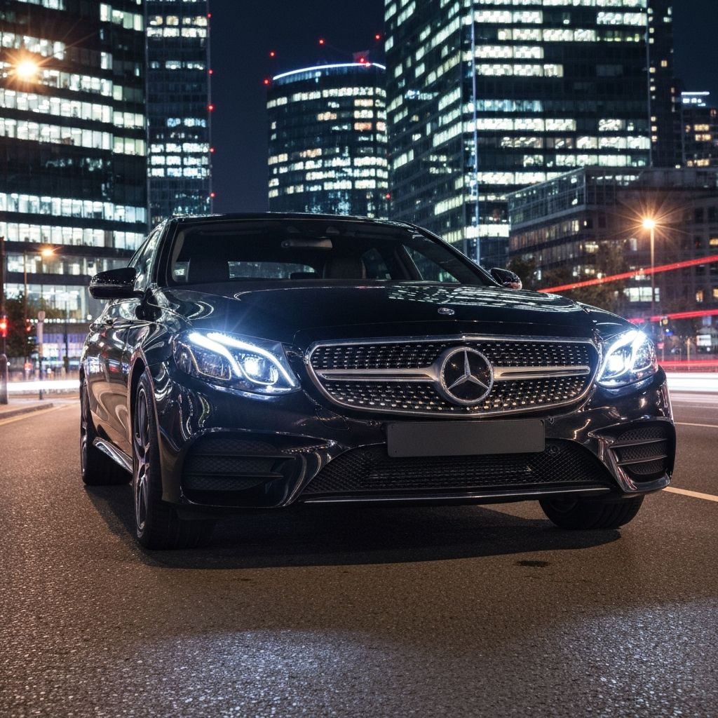 Mercedes E-Class Front View